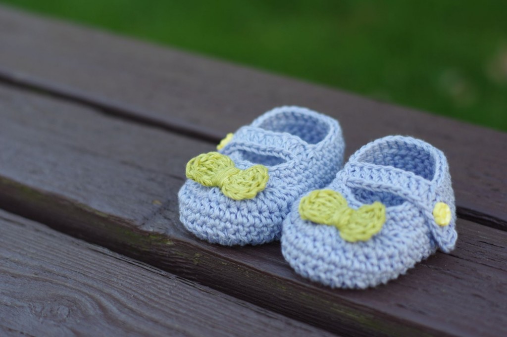 Mary Janes Booties -Crochet for Babies