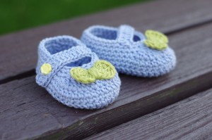 Mary Janes Booties -Crochet for Babies