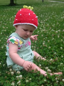 Strawberry Beanie - Crochet for Babies